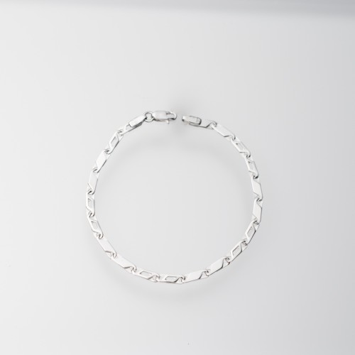 14Κ Λευκόχρυσο Βραχιόλι ΒR404L