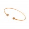 14K Ροζ Χρυσό βραχιόλι με Ζιργκόν BR813KM1