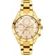 BREEZE Influentia Crystals Gold Stainless Steel Chronograph 211071.2