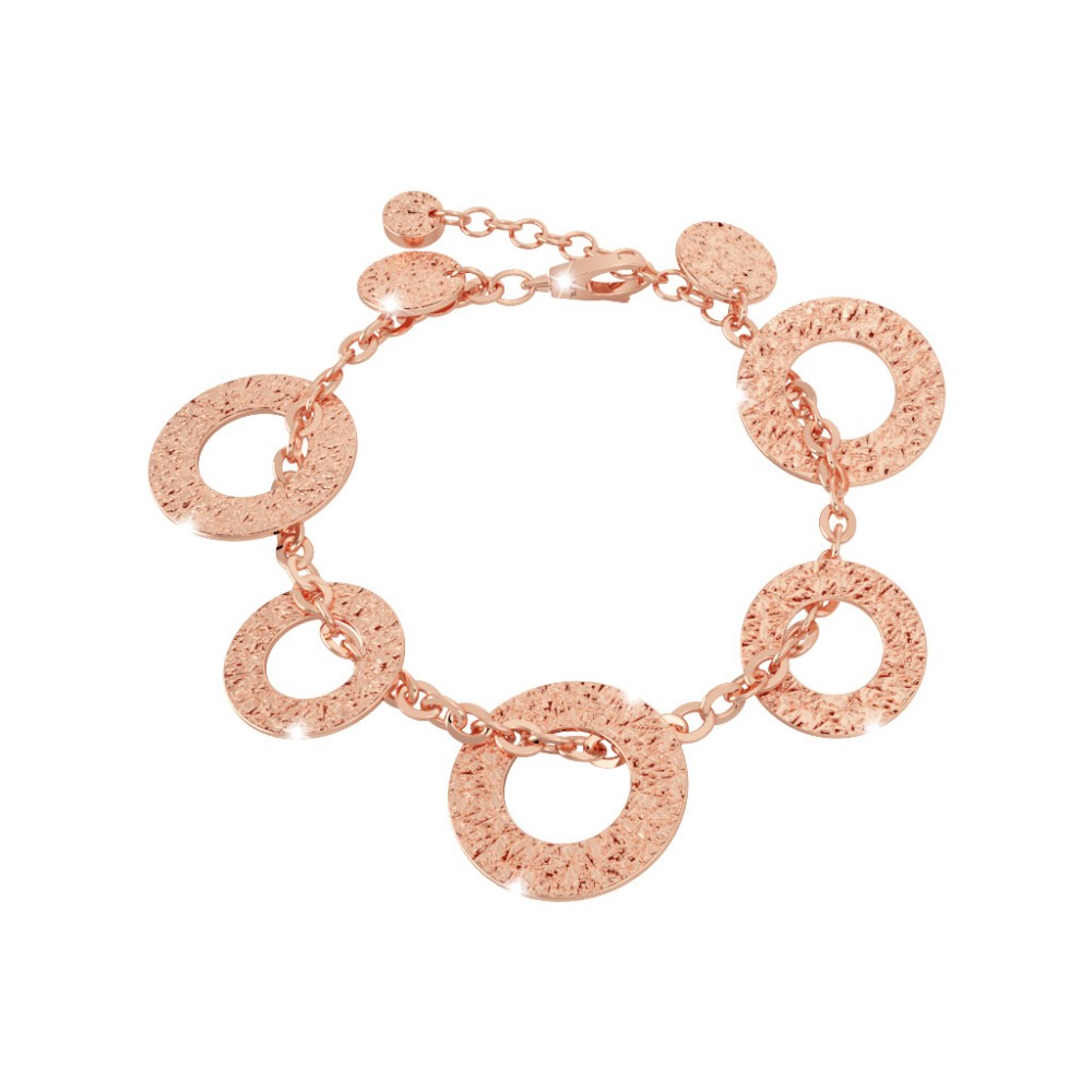 REBECCA R-ZERO Bracelet Rose Gold Plated BRZBBR42