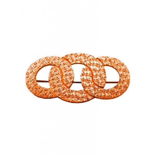 REBECCA Brooch Infinity Rose Gold Tone Plated BRZSBR01