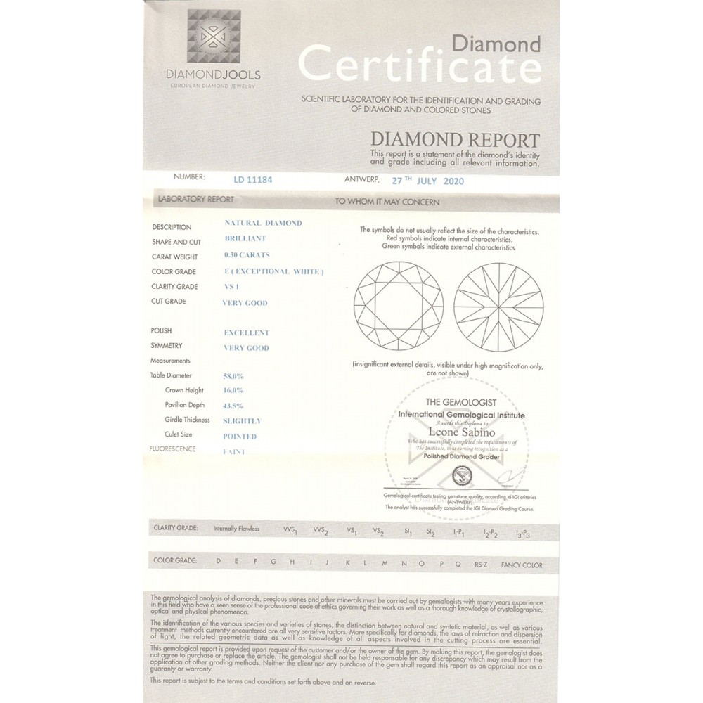 18K Μονόπετρο Δαxτυλίδι Αρραβώνων με Διαμάντι CA01