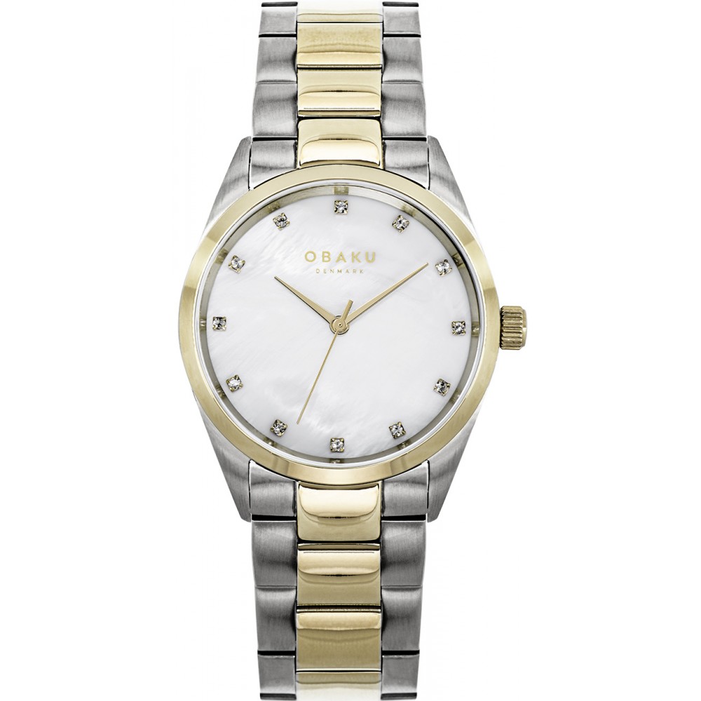 OBAKU Chili Butter Two Tone Stainless Steel Bracelet V263LXFWSF