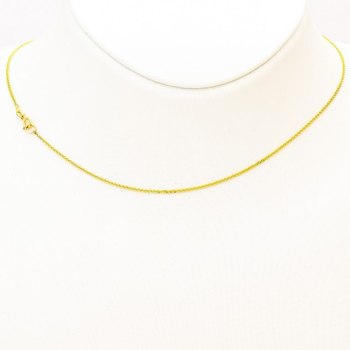 14K Δίχρωμος Χρυσός Σταυρός με Ζιργκόν 1.2.1340T