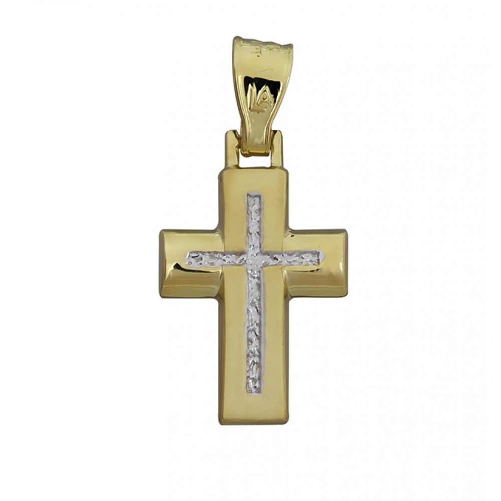 14K Χρυσός Σταυρός ST5025O