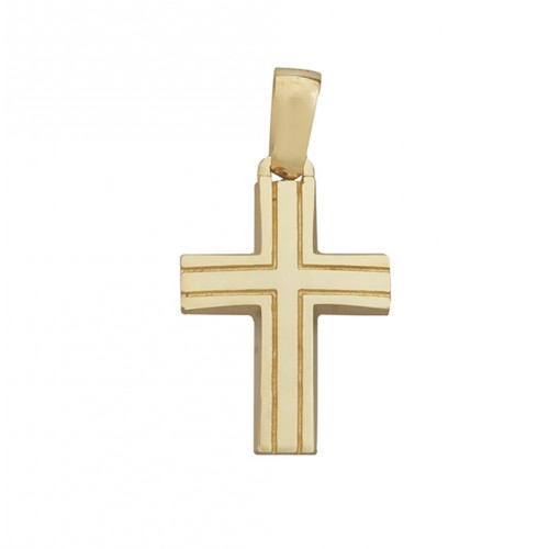 14K Χρυσός Σταυρός ST5042O