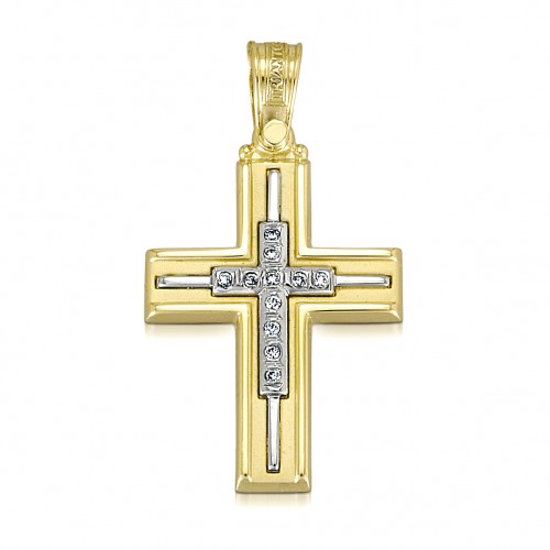 14K Χρυσός Σταυρός T1.1.1035