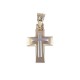 14K Χρυσός Δίχρωμος Σταυρός ST5028O 14K Χρυσός Δίχρωμος Σταυρός ST5028O