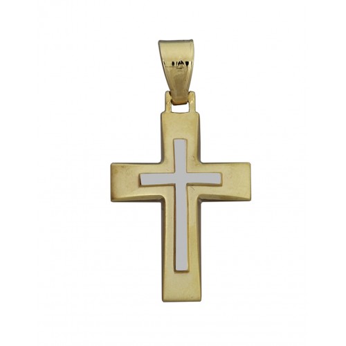 14K Χρυσός Σταυρός ST5053O