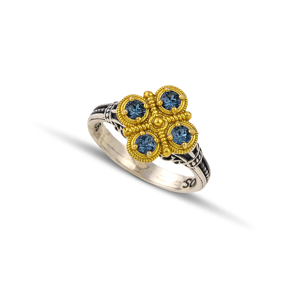 DIMITRIOS EXCLUSIVE Ασήμι 925 Δαχτυλίδι με Swarovski Κρύσταλλα D169