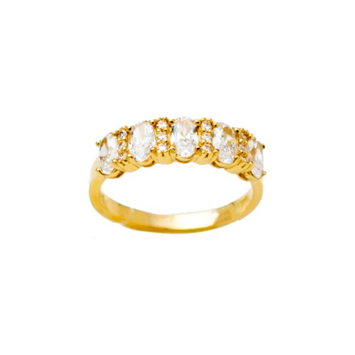 14K Χρυσό Δαχτυλίδι Σειρέ με Ζιργκόν D3079K1AN