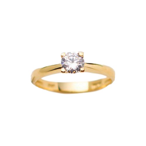 14Κ Χρυσό Δαχτυλίδι με Ζιργκόν D497K1A1