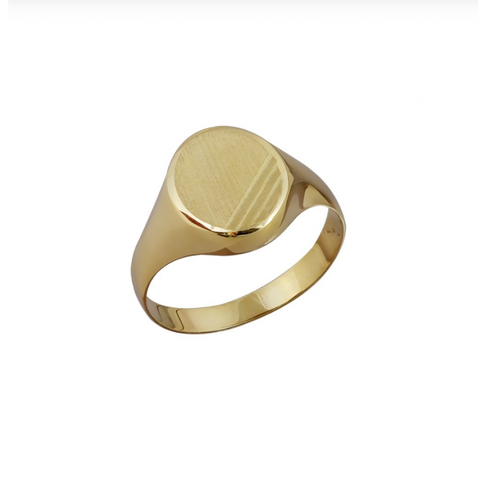 14K Ανδρικό Χρυσό Δακτυλίδι DA5012O