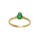 18K Χρυσό Δαχτυλίδι με Σμαράγδι & Διαμάντια DE00016