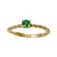 18K Χρυσό Δαχτυλίδι με Σμαράγδι DE00033