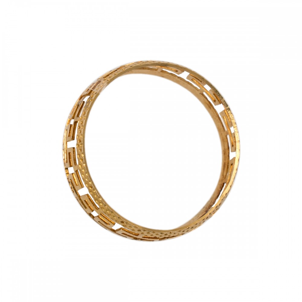 14K Χρυσό Χειροποίητο Δαχτυλίδι Μαίανδρος DK094KN