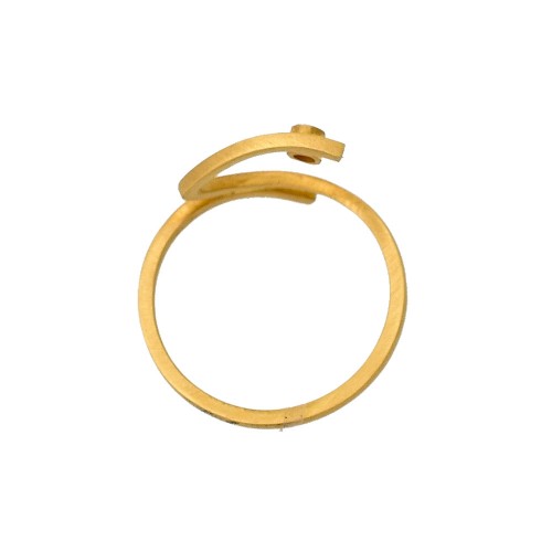 14K Χρυσό Χειροποίητο Δαχτυλίδι με Ζιργκόν DK578KT1