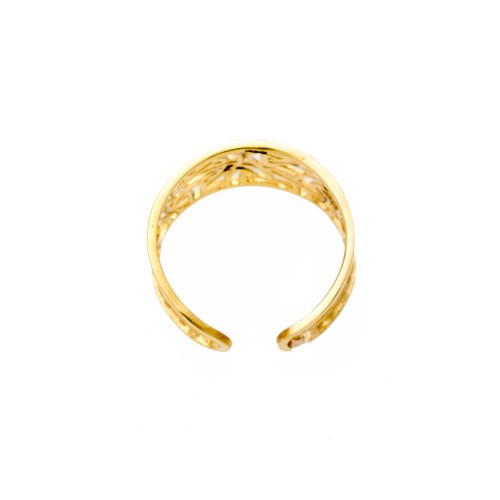 14K Χρυσό Δαχτυλίδι Χειροποίητο με Ζιργκόν DK865KG12