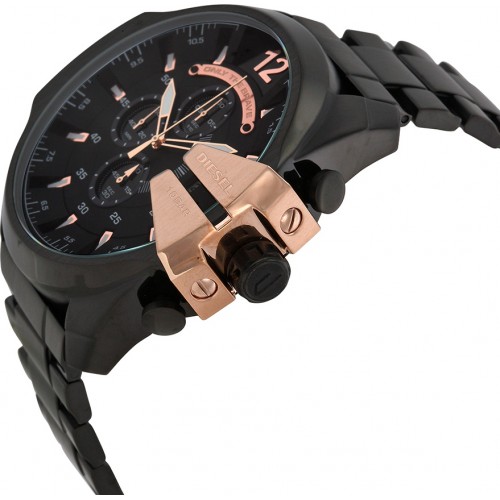 DIESEL Mega Chief Black Stainless Steel Chronograph DZ4309 DIESEL Mega Chief Black Stainless Steel Chronograph DZ4309