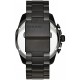 DIESEL Mega Chief Black Stainless Steel Bracelet Chrongoraph DZ4318