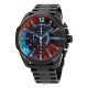 DIESEL Mega Chief Black Stainless Steel Bracelet Chrongoraph DZ4318