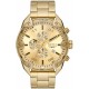 DIESEL Spiked Chronograph Gold Stainless Steel Bracelet DZ4608