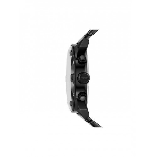 DIESEL Spiked Χρονογράφος με Μαύρο Μπρασελέ από Ανοξείδωτο Ατσάλι DZ4644