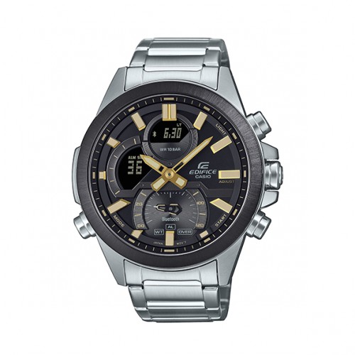 CASIO Edifice Smartwatch Με ασημένιο Μπρασελέ από Ανοξείδωτο Ατσάλι ECB-30DB-1A9EF CASIO Edifice Smartwatch Με ασημένιο Μπρασελέ από Ανοξείδωτο Ατσάλι ECB-30DB-1A9EF