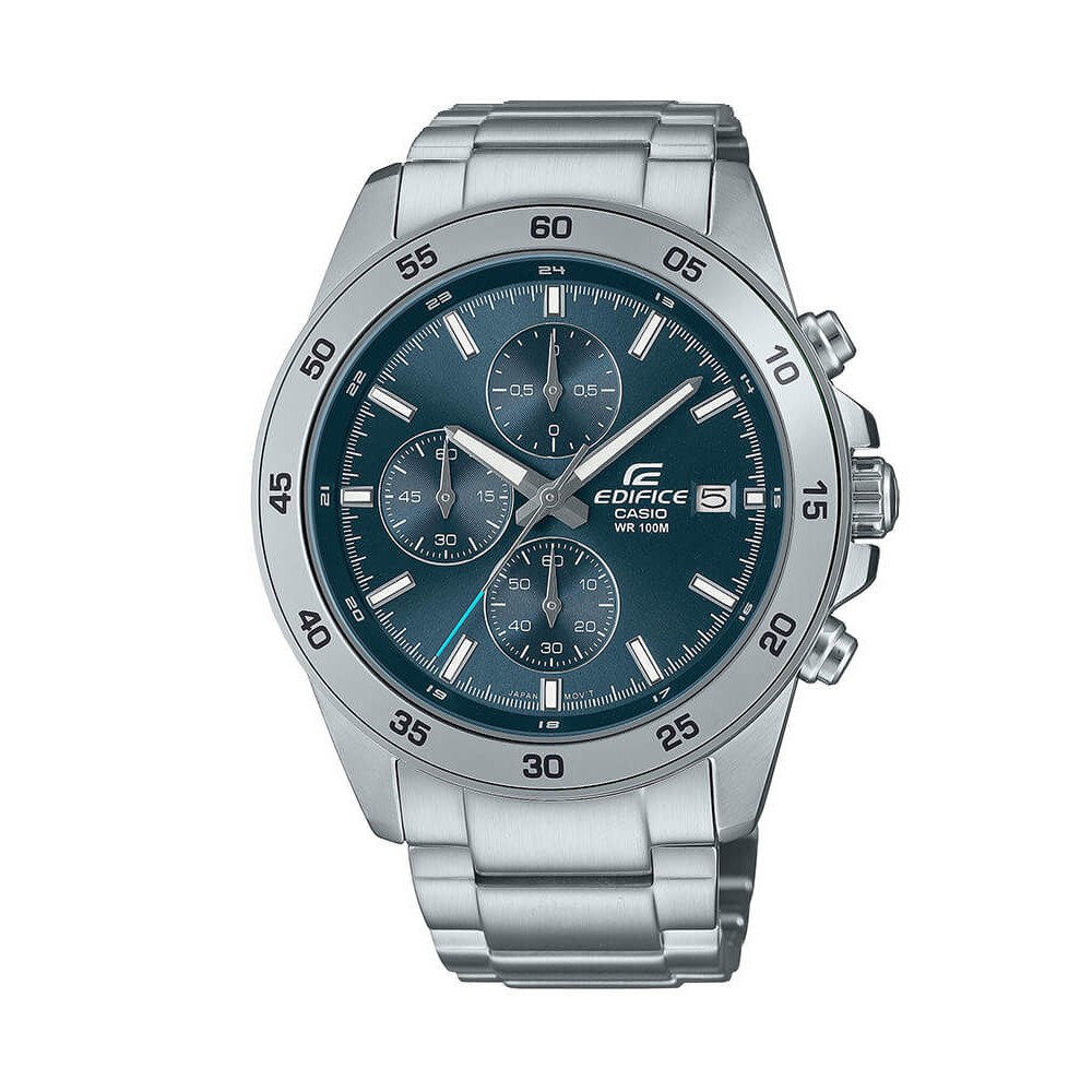CASIO Edifice Ρολόι χειρός με μπρασελέ από ανοξείδωτο ατσάλι EFR-526D-2AVUEF