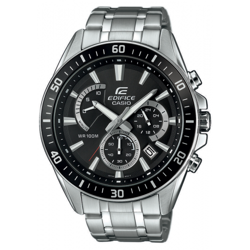 CASIO Edifice Χρονογράφος με Ασημί Μπρασελέ από Ανοξείδωτο Ατσάλι EFR-552D-1AVUEF CASIO Edifice Χρονογράφος με Ασημί Μπρασελέ από Ανοξείδωτο Ατσάλι EFR-552D-1AVUEF
