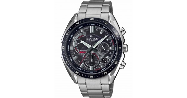 casio edifice countdown men's stainless steel bracelet watch