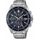 CASIO Edifice Solar Χρονογράφος με Μπρασελέ από Ανοξείδωτο Ατσάλι EFS-S510D-1AVUEF