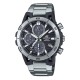 CASIO Edifice Solar Χρονογράφος με μπρασελέ από Ανοξείδωτο Ατσάλι EFS-S640D-1AVUEF