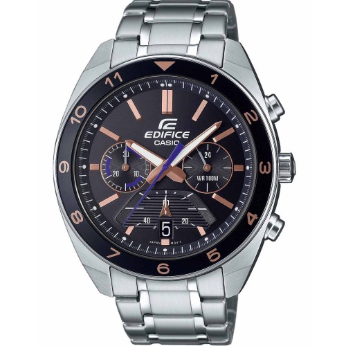 CASIO Edifice Chronograph Silver Stainless Steel Bracelet EFV-590D-1AVUEF-2 CASIO Edifice Chronograph Silver Stainless Steel Bracelet EFV-590D-1AVUEF-2