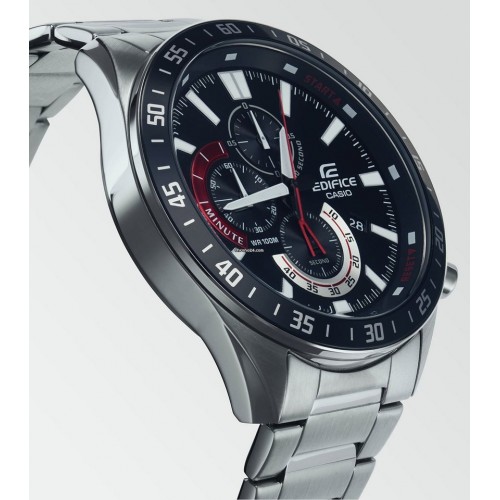 CASIO Edifice με Μπρασελέ από Ανοξείδωτο Ατσάλι EFV-620D-1A4VUEF