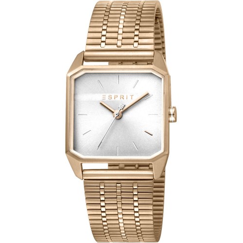 ESPRIT Cube Rose Gold Stainless Steel Bracelet ES1L071M0035