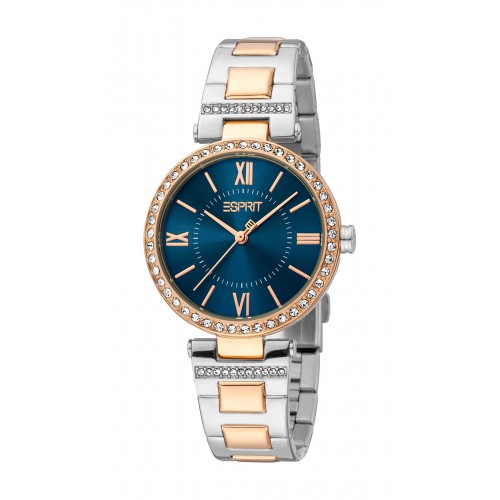 ESPRIT Ladies Nyla Two Tone Stainless Steel Bracelet ES1L332M0105