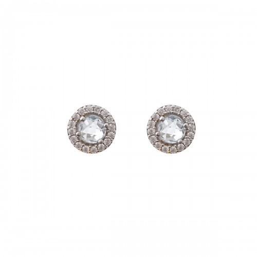 14K Χρυσά Σκουλαρίκια με Ζιργκόν SK5011O