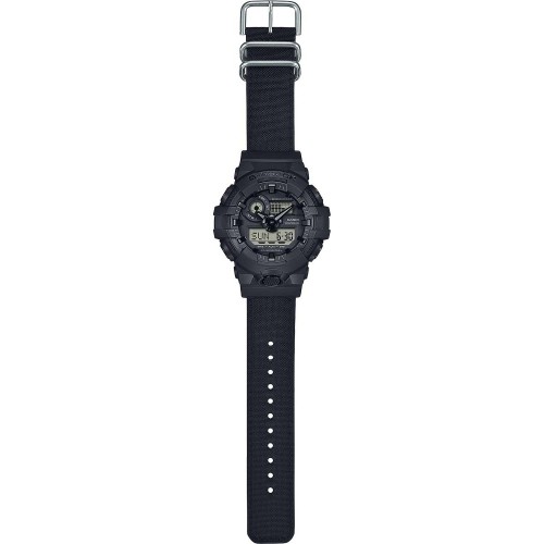 CASIO G-Shock Μαύρο καουτσούκ GA-700BCE-1AER
