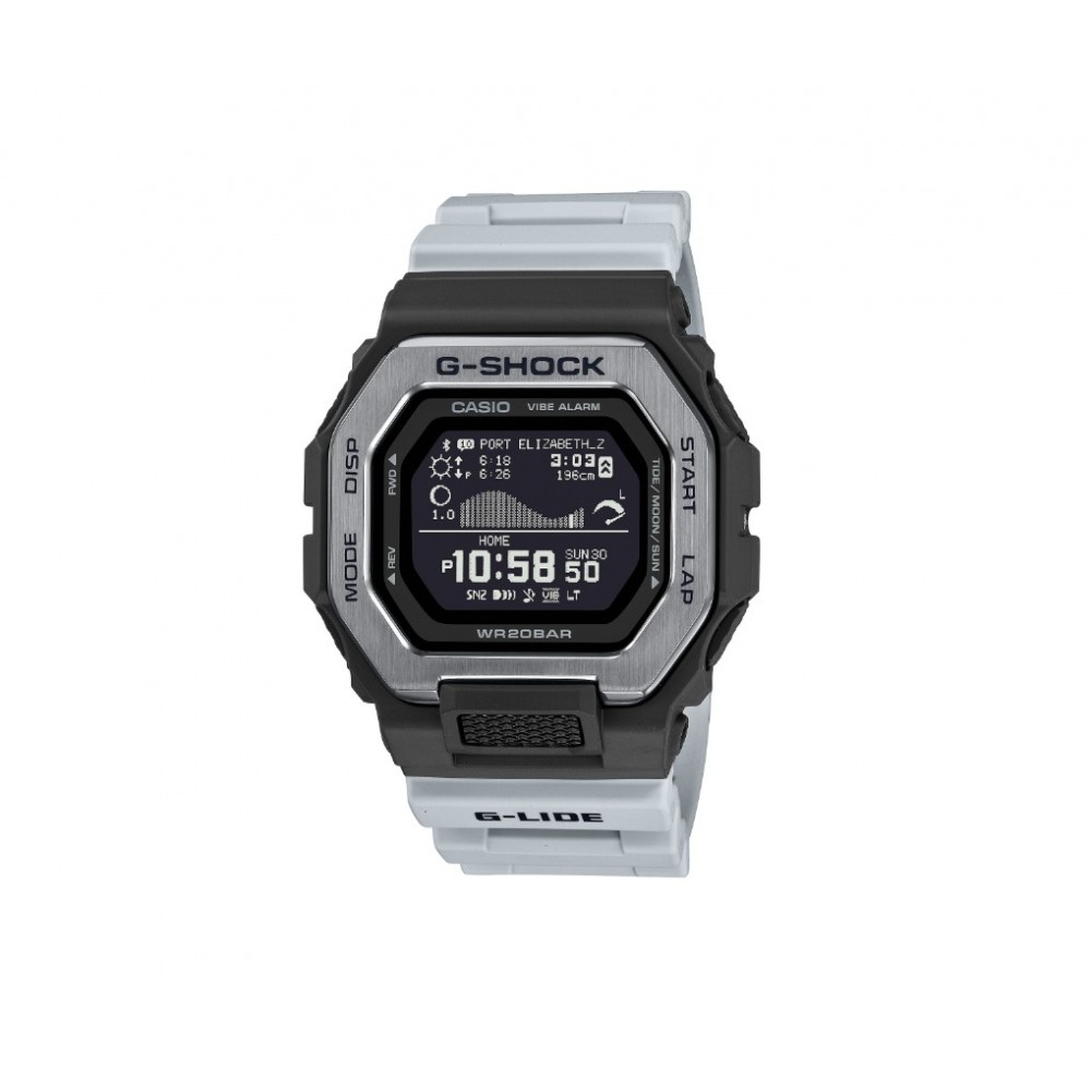 CASIO G-Shock με Γκρι Καουτσούκ Λουράκι GBX-100TT-8ER