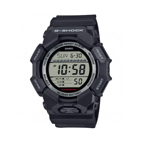CASIO G-Shock Μαύρο με λουράκι από καουτσούκ GD-010-1ER