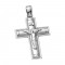 14K Λευκόχρυσος Σταυρός GS182K