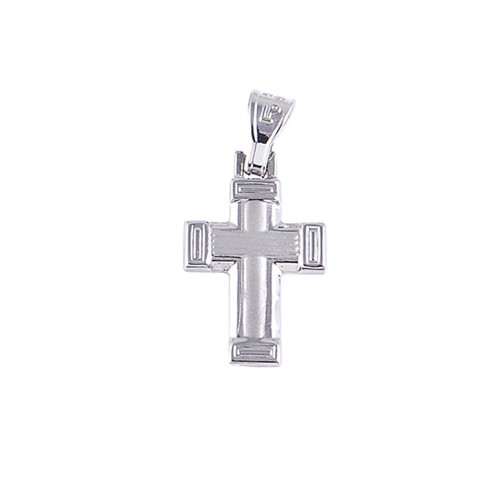 14K Λευκόχρυσος Σταυρός ST5027O