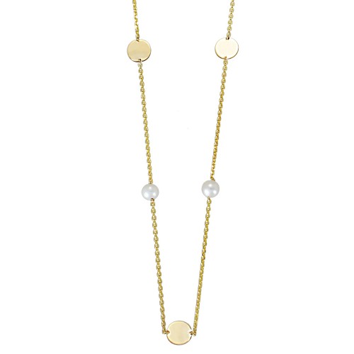 14K Χρυσό Κολιέ με Μαργαριτάρια M1678PS