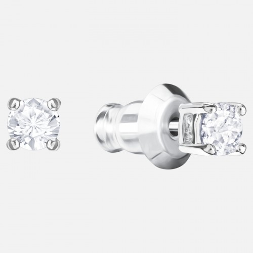 SWAROVSKI Attract Pierced Earrings White Rhodium Plated 5408436