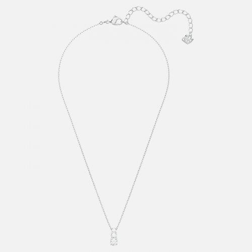 SWAROVSKI Attract Trilogy Round Pendant White Rhodium Plated 5414970