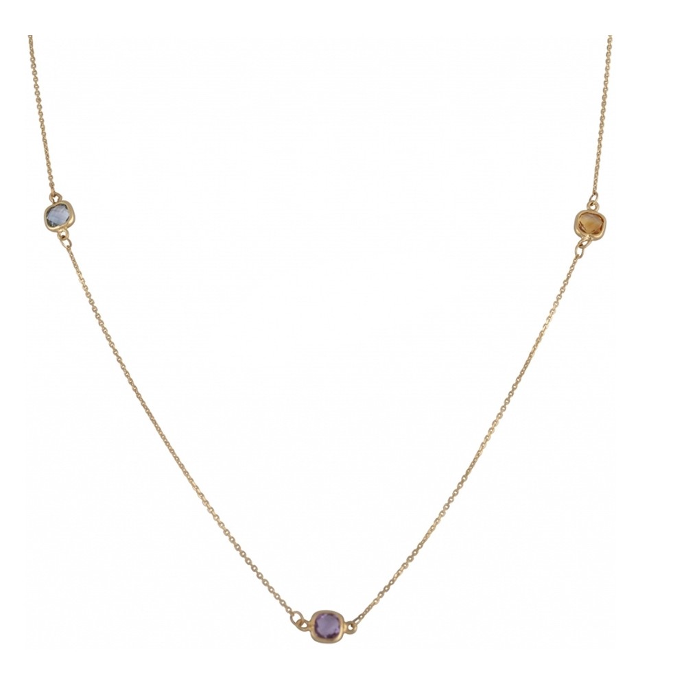 14K Χρυσό Κολιέ με Ζιργκόν K8097O