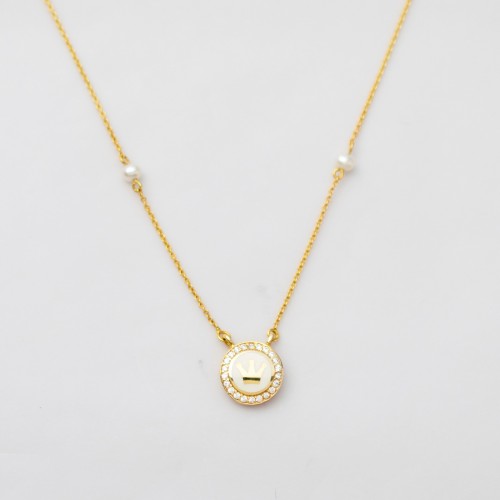 14K Χρυσό Κολιέ με Ζιργκόν KK265