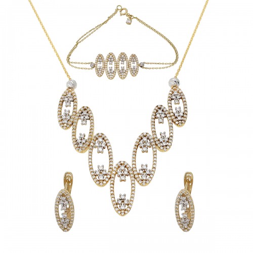 14Κ Χρυσό Κολιέ με Ζιργκόν KL283F2