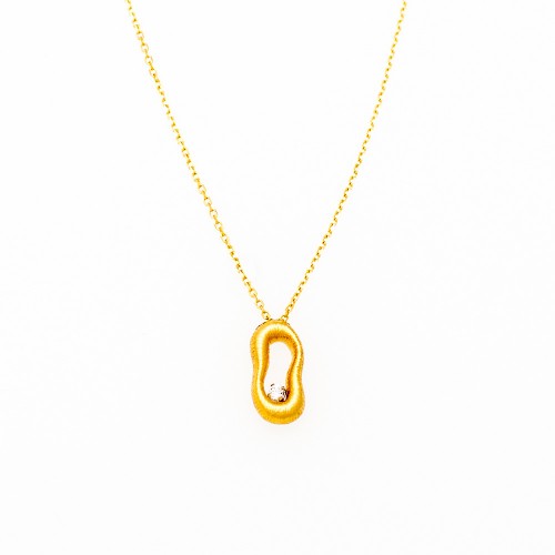 14K Χρυσό Κολιέ Με Ζιργκόν KL392KG1